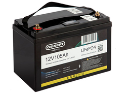 Gelbert LiFePO4 (12V/105Ah/100А/1,260Wh) [ 6-EVF-100] Bluetooth