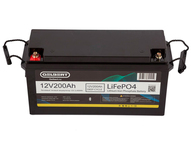 Литиевый тяговый аккумулятор Gelbert LiFePO4 (12V/200Ah/200А/2,400Wh) Bluetooth