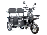 Электротрицикл Rutrike Караван (черный)