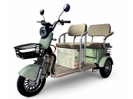 Электротрицикл GreenCamel Пони Z8 V2 (72V 1000W) дифференциал (бело-красный)