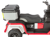 Электротрицикл Wanshida DOUHAO 60V 800Вт (черно-серо-красный)