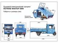 Электротрицикл Rutrike Фактор 2600 60V2000W