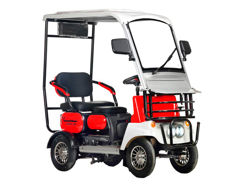 Электротрицикл Rutrike Лич 48V/60V 600Вт (красный)