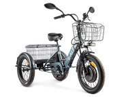 Электровелосипед GREEN CITY e-ALFA Trike (серебристый) Электровелосипед GREEN CITY e-ALFA Trike (серебристый)